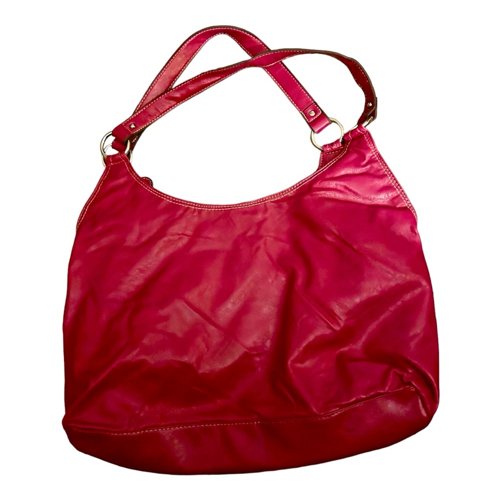 Large pinkish red Harve Benard bag in excellent condition. - Picture 2 of 5